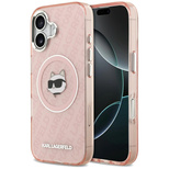 Karl Lagerfeld IML Choupette Head Logo MagSafe iPhone 17 Case - Pink