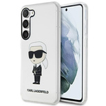 Etui Karl Lagerfeld Ikonik Karl na Samsung Galaxy S23 - przezroczyste