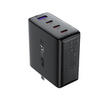 Acefast A96 PD100W GaN-Ladegerät (3 x USB-C + 1x USB-A) mit US-Spitze – Schwarz