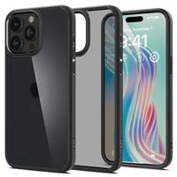 Etui Spigen Ultra Hybrid na iPhone 15 Pro - przezroczysto-czarne