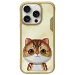 Nimmy Big Eyed Pet 2.0 Cat Case for iPhone 16 Pro - Green