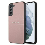 Guess GUHCS22MPSASBPI S22 + S906 pink / pink Saffiano Stripe