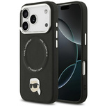 Karl Lagerfeld Karl Pin MagSafe Case for iPhone 17 Pro - Black