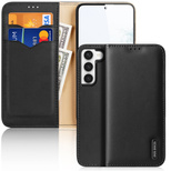 Dux Ducis Hivo Hülle Samsung Galaxy S23+ Flip Case Wallet Stand RFID Blocker schwarz