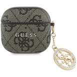 Guess 4G Strass Charm Case für AirPods 4 - Braun