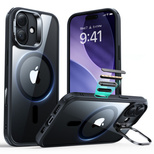 ESR Classic Hybrid Kickstand MagSafe Case für iPhone 17 - Klares Schwarz