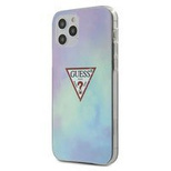 Guess, GUHCP12LPCUMCGC02 iPhone 12 Pro Max 6,7" blau/blaue Hardcase Tie & Dye Collection