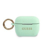 Guess GUACAPSILGLGN AirPods Pro Cover grün/grün Silikon Glitter