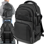 Wozinsky WPW-20L Rucksack mit Laptopfach für 15"-Laptops, Reisegröße 40 x 20 x 25 cm, Handgepäckgröße – Schwarz