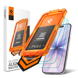 Spigen Glas.tR AlignMaster Slim 3er-Pack Panzerglas für iPhone 17