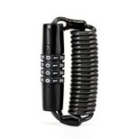 Wozinsky WBN-01R bicycle lock for a bicycle helmet, waterproof, 4-digit combination - black
