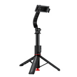Acefast E42 Selfie Stick with Auto Tripod and Bluetooth Remote Control 1.05m - Black