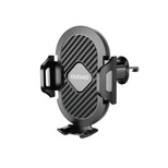 Dudao F2+ smartphone holder for the air vent with clamp - black