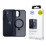 3mk Smoke Case Mag&amp;Stand for Apple iPhone 12/12 pro - black