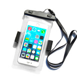 Wodoodporne etui z opaską do telefonu armband PVC - przezroczyste