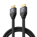 Wozinsky HDMI 2.1 Cable 8K 60 Hz 48 Gbps / 4K 120 Hz / 2K 144 Hz 2 m Silver (WHDMI-20) - OUTLET