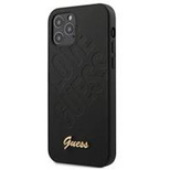 Guess GUHCP12SPUILGBK iPhone 12 mini 5.4&quot; black/black hardcase Iridescent Love Script Gold Logo