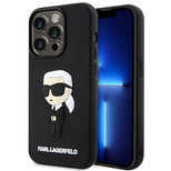 Karl Lagerfeld KLHCP14X3DRKINK iPhone 14 Pro Max 6.7&quot; schwarz/schwarz Hardcase Rubber Ikonik 3D