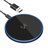 Ładowarka indukcyjna Wozinsky WLI-01Y 15W Qi z kablem USB-C - czarny