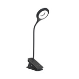 Mini Wozinsky Kabellose LED-Leselampe mit Clip + USB-C-Kabel - Schwarz