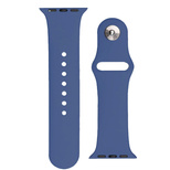 Silicone Strap APS Silicone Band for Watch 9 / 8 / 7 / 6 / 5 / 4 / 3 / 2 / SE (41 / 40 / 38mm) Strap Watch Bracelet Blue