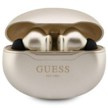 Guess GUTWST50ED TWS Bluetooth headphones + docking station - gold Classic EST