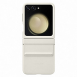 Eco-leather case for Samsung Galaxy Z Flip 5 - cream