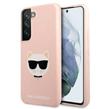 Karl Lagerfeld KLHCS22MSLCHPI S22+ S906 hardcase  różowy/pink Silicone Choupette Head