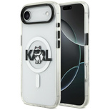Karl Lagerfeld IML Choupette Sketch Logo MagSafe iPhone Air Hülle - Transparent