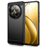 Tech-Protect TPUCarbon-Hülle für Realme 12 Pro 5G / 12 Pro+ 5G – Schwarz