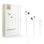 Tech-Protect Ultraboost Core G2 USB-C Kopfhörer - Weiß