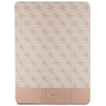 Guess 4G Stripe Allover Hülle für iPad Pro 12,9&quot; - Rosa