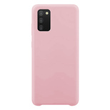 Silicone Case Flexibel Gummi Handyhülle Silikon Schutzhülle für Samsung Galaxy A03s rosa