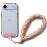 Ringke Holder &amp; Puffer Hand Strap Phone Lanyard - Pink