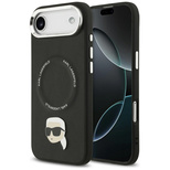 Karl Lagerfeld Karl Pin MagSafe Hülle für iPhone Air – Schwarz
