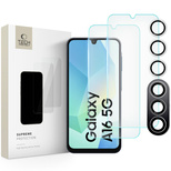 Tech-Protect Supreme Set gehärtetes Glas für Samsung Galaxy A16 4G / 5G – Transparent