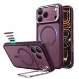 ESR Classic Hybrid Kickstand MagSafe Hülle für iPhone 18 Pro Max / 17 Pro Max – Dunkelkirsche matt