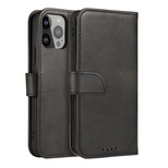 Magnet Case Elegante Schutzhülle mit Klapp- und Standfunktion für iPhone 14 Pro Max schwarz