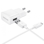 Ładowarka sieciowa Samsung EP-TA50EWE 8W USB-A z kablem microUSB ECB-DU4AWE (Bulk - opakowanie zastępcze) – biała