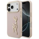 Karl Lagerfeld Karl Script Logo iPhone 17 Pro Hülle - Rosa