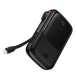 Powerbank 10000 mAh 20 W Baseus Qpow Pro Overseas Edition + USB C 3A Kabel – Schwarz - OUTLET