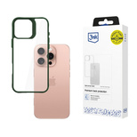 3mk Satin Armor Case+ Grüne Hülle für Apple iPhone 16 Pro – transparent