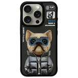 Nimmy Cool&amp;Cute 2.0 Dog Case for iPhone 15 Pro Max - Black