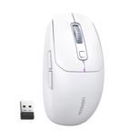 Ugreen MU103 Bluetooth 5.0 computer mouse / 2.4GHz USB receiver - white