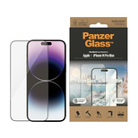 PanzerGlass Ultra-Wide Fit antibakterielles Hartglas mit Blendfilter und Positionierer für iPhone 14 Pro Max