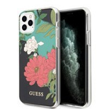 Etui Guess N.1 Flower Collection na iPhone 11 Pro Max - czarne