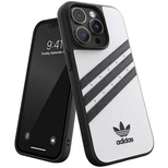 Adidas OR Moulded Case PU iPhone 14 Pro 6.1&quot; weiß-schwarz/weiß-schwarz 50190