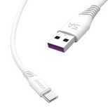 Dudao Kabel USB / USB Typ C 5A Kabel 2m weiß (L2T 2m weiß)