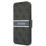 Guess GUBKP13S4GDGR iPhone 13 mini 5.4&quot; grey/grey book 4G Stripe