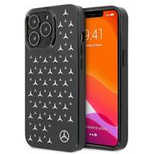 Mercedes Silver Stars Pattern Case for iPhone 13 Pro / iPhone 13 - Black